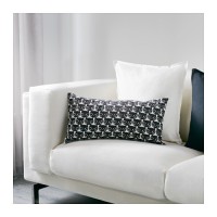 Jual IKEA MATTRAM Bantal kursi, putih, hitam,30x60 cm Murah