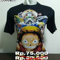 Jual Kaos Anime One Piece Spandex Murah