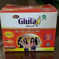 Jual GLUTA DRINK SACHET NEW RILIS ORIGINAL HRG PER BOX Murah
