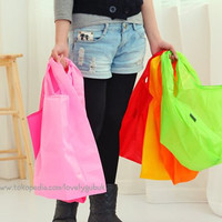 Jual baggu bag, tas belanja lipat bisa lipat ke saku Murah