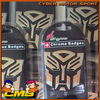Jual new new Emblem Transformer Chrome. emblem transformer autobot. emblem Murah