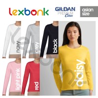 Jual Kaos Polos CEWE GILDAN 76400L Tangan Panjang (S, M, L, XL) Murah