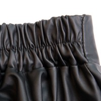 Jual Flare Skirt Kulit Leather Flare midi A line slim langsing rok bawahan Murah