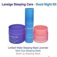 Jual LANEIGE Sleeping Mask Care Good Night kit ( 3 items ) Murah