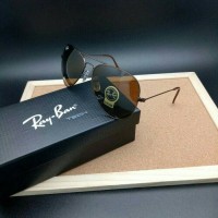 Jual kacamata rayban aviator brown Murah