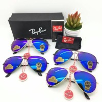 Jual kacamata rayban aviator diamond blue Murah