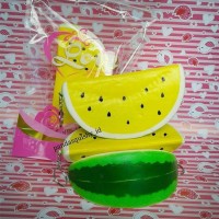 Harga squishy yellow watermelon semangka | DEMO GRABTAG