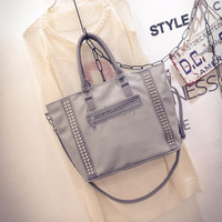 Jual Tas Tote / Shopper Bag Studded Gray Togo DST10094 Murah
