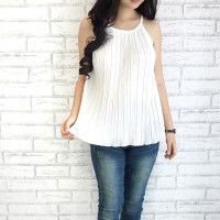 Jual Kerri Pleat Top (Baju Tanktop Halter Import Bangkok) Murah