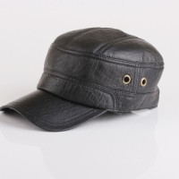 Jual Topi Kasual Pria Kulit Hitam JK Collection Murah