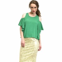 Jual Beyounique Off Shoulder Flare Sleeve Blouse Murah
