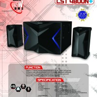 Jual Speaker SIMBADDA CST 4800N+, USB, MMC, Bluetooth, Blue LED, FM Radio Murah