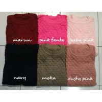 Jual KP4484 Sweater Motif Nanas Roundhand KODE TYR4540 Murah
