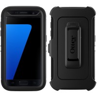 Jual Samsung S7 flat edge case OTTERBOX DEFENDER cover belt clip cover kuat Murah