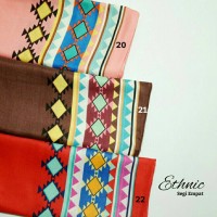 Jual HV12742 Kerudung Hijab Segi 4 Motif Ethnic KODE BIS12796 Murah