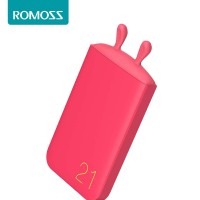 Jual Romoss Lovely Elf Powerbank Kapasitas REAL 6000 mAh ASLI - Soft Red Murah