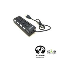 Jual Eyota USB Hub 4 Port 4 Saklar Versi 2.0 Murah