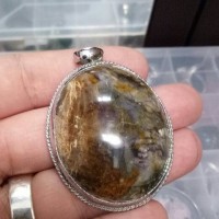 Jual Batu akik langka: Liontin Panca Warna Garut jumbo Murah