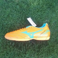 Mizuno Monarcida FS IN Sepatu Futsal - Orange/Blue ocean