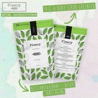 Jual Lulur Mandi Fleecy Face and Body Scrub Extracts Green Tea Murah