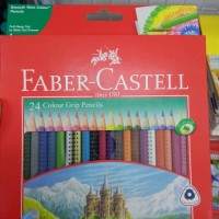 Jual Faber Castell Pensil warna set 24 (Water color Grip) Murah