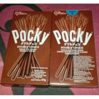 Jual GLICO - POCKY DOUBLE CHOCO 47g Murah