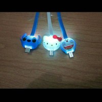 Jual kabel changer karakter hello kitty stitch Doraemon Murah