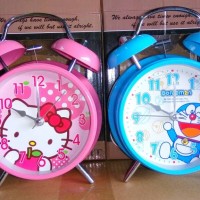 Jual Jam Weker Hello Kitty dan Doraemon (A-099YK) Murah