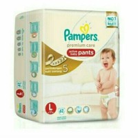 Jual Pampers Popok Celana L-62 Premium Care Murah