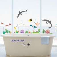 Jual Wall Sticker Korea Dolphin Murah