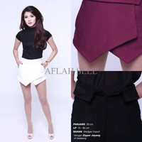 Jual LKJ Late Origami Skort Celana Rok Pendek Wanita Murah