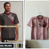 Jual Baju Koko Tasmatas - Model Cassual Milano Murah