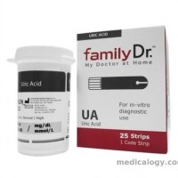 Jual Family Dr Strip Cek Asam Urat 25T Murah