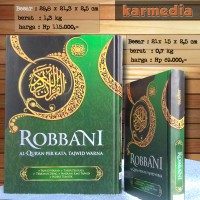Jual Al-Qur'an Robbani ( Al-Qur'an Terjemah Perkata Tajwid Warna ) KECIL Murah