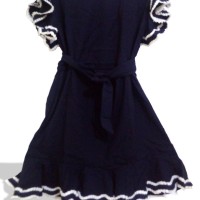 Jual OP4093 DRESS CASUAL FRILL 007 BLACK KODE Bimb4570 Murah
