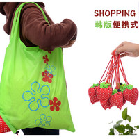 Jual Tas Belanja Serbaguna Lipat Strawberry Baggu Bag Bisa Jadi Besar Murah
