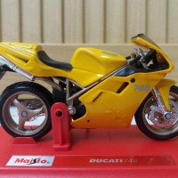Jual Jual Diecast Miniatur Motor Ducati 748 Skala 1/18 Maisto Murah