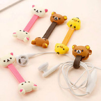 Jual Klip Kabel Pengikat Rilakkuma Cord Clip Cable Holder Murah