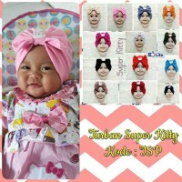 Jual turban bayi pita model super kitty lucu Murah