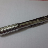 Jual PROMO FLASHLIGHT SENTER MINI SILVER ALUMINIUM, pakai baterai AAA 2 bua Murah