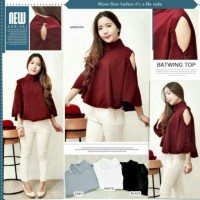 Jual batwing top twiscone .. fit to L Murah