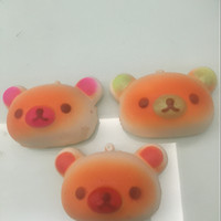 Jual Squishy Motif KEPALA RILAKUMA / Gantungan Kunci Murah