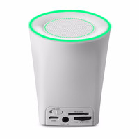 Jual Vivan VB350 Bluetooth V3.0 Mini Speaker with Light - White Murah