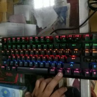 Jual keyboard gaming mechanical nyk km-09 TKL RGB Terlaris Murah