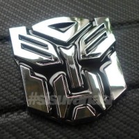 Jual Emblem Transformers Autobots Chrome Diskon Murah