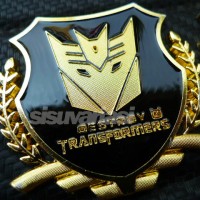 Jual Emblem Transformers Shield Gold (Decepticon) Murah Murah
