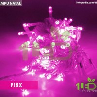 Jual LAMPU NATAL LED PINK TUMBLR HIAS DEKORASI Murah