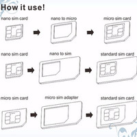 Jual SIM Card Adapter 3 in 1 (Micro, Nano, Mini) Murah