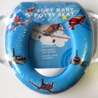 Jual Toilet Training - Soft Baby Potty Seat Handle Karakter Planes Murah