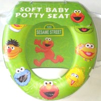 Jual Soft Baby Potty Seat With Handle Karakter Elmo - Toilet Training Murah